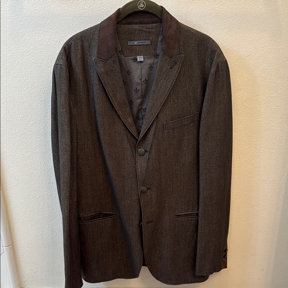 John Varvatos Men's Brown Blazer made in Italy